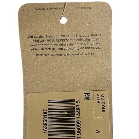 Levi’s Sherpa Denim Jacket Size Medium Brand New - Picture 15 of 15